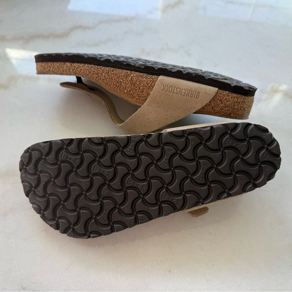 Birkenstock Gizeh Oiled Leather 7.5M - Picture 6 of 6